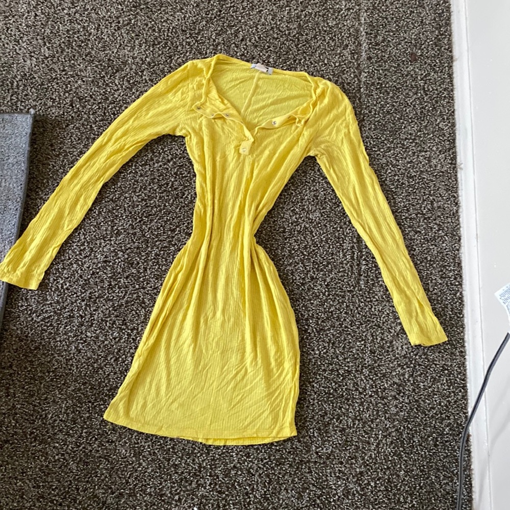 Yellow summer dress